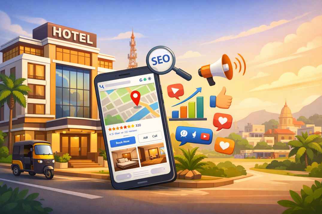 Digital Marketing for Hotels in Basti Uttar Pradesh