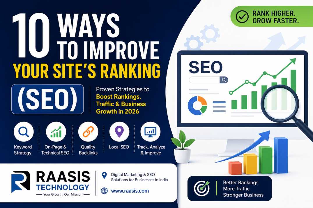 10 Ways to Improve Your Site’s Ranking (SEO): Digital Marketing Services in Basti Guide